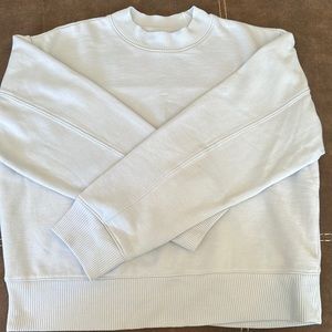 Crew Neck Light Blue Sweater